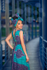 Ragazza africana Ghana