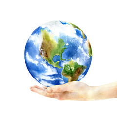 Concept of the Earth Day