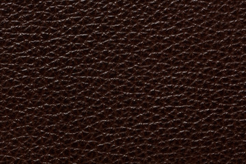 Stylish leather texture in dark brown tone.