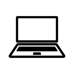Laptop Icon vector in trendy flat style