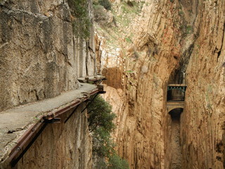 Spanish cliff walk