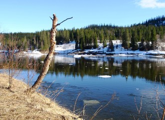 Icey river Norway