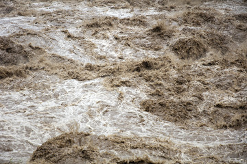 Urubamba river in Peru