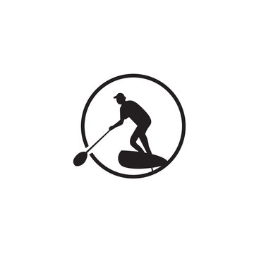 sport stand up paddling Board logo	
