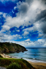 Fototapeta na wymiar Spanish destination, Galicia, north-west region, Espasante beach