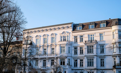 Fototapeta na wymiar old architecture in Hamburg, Germany