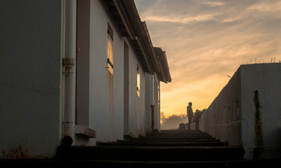 Atardecer en Biarritz Francia