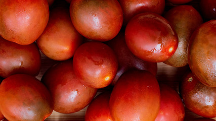 Cherry tomatoes background.