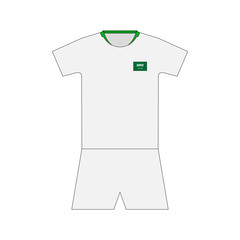 Football kit. Saudi Arabia 2018