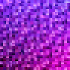 Geometrical abstract square background - vector graphic design from gradient squares