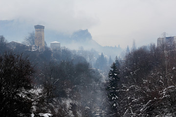 Old towers (Svanetia, Georgia)