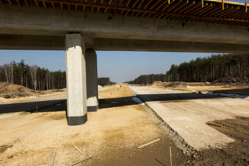 construction of the A1 motorway in  Poland