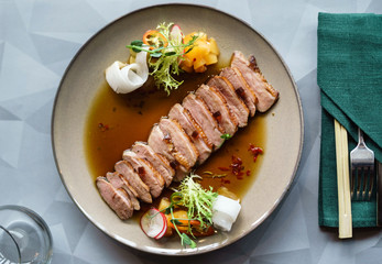 duck with vegetables