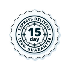 15 Day Express Delivery illustration