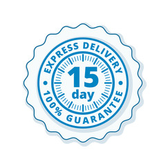 15 Day Express Delivery illustration