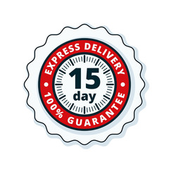 15 Day Express Delivery illustration