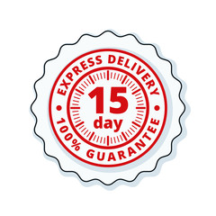 15 Day Express Delivery illustration