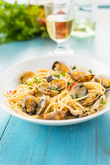 Spaghetti con vongole veraci, Mediterranean Cuisine