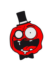 herr sir gentlemen reich mustache schnurrbart monokel brille zylinder hut hässlich gesicht kopf verrückt crazy wahnsinnig blöd lustig grimasse albern cool comic cartoon clipart