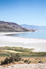 salt lake utah on antelope island