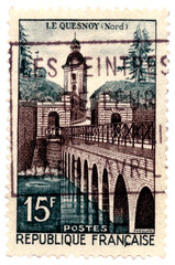 French Postage Stamp: Le Quesnoy