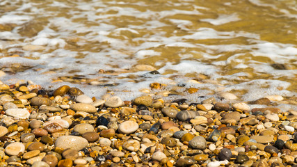 stone and sand
