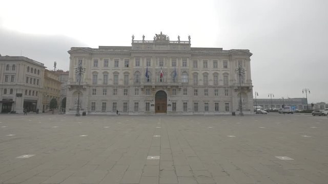 Palazzo del Lloyd in Trieste main square
