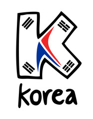Design of Korea symbol