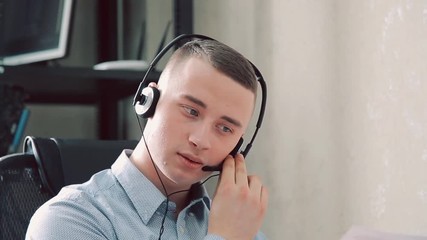 Call center operator is tired of talking to people asking stupid questions