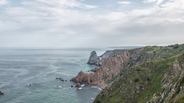 Cabo da Roca (Cape Roca) forms the westernmost mainland of continental Europe. Portugal