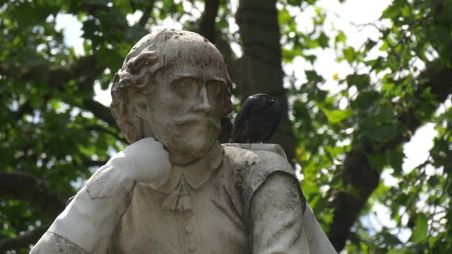The Bust Statue Of William Shakespeare