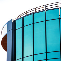 large blue panoramic windows