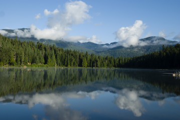 Fototapeta na wymiar lost lake whistler