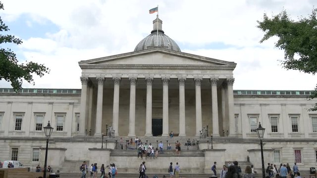 The University College London facade 