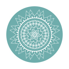colorful and circular mandala mandala vector illustration design