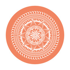 colorful and circular mandala mandala vector illustration design