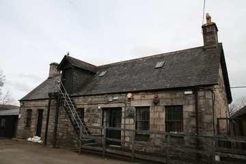 Fototapeta na wymiar Clynelish Scotch Whisky Distillery in Brora, Scottish Highlands