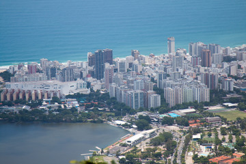 Fototapeta na wymiar Rio de Janeiro Brazil aerial view
