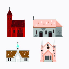 church icon vector illustration 