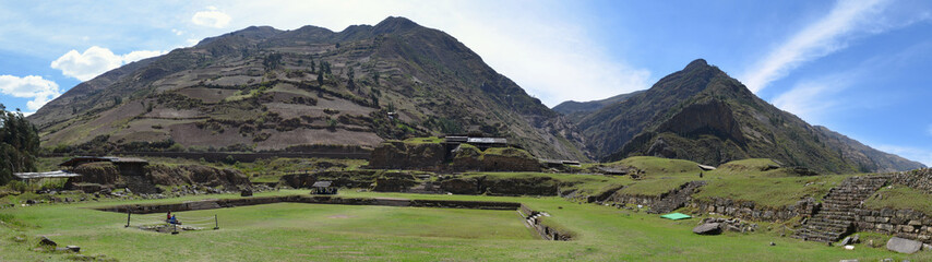 Fototapeta na wymiar Chavin de Huantar temple complex, Ancash Province, Peru
