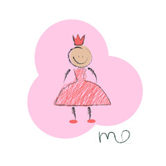 Little girl princess