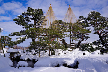 冬の兼六園