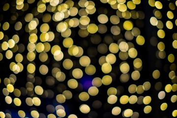 yellow bokeh from thailand