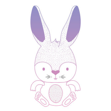 cute rabbit easter celebration © grgroup