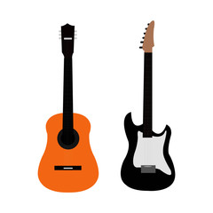 guitar, music, musical instrument, classical guitar, vector