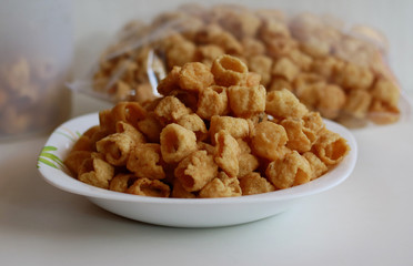 Pothil. Traditional food from Magelang, Central Java, Indonesia. Made from cassava. 