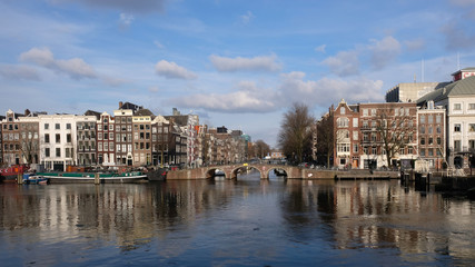 Fototapeta na wymiar Bridge at Amsterdam, Netherlands
