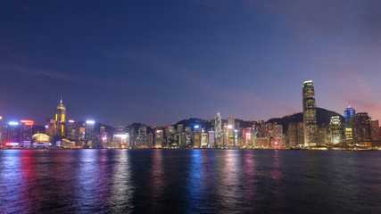 Fototapeta na wymiar Victoria Harbour, Hong Kong
