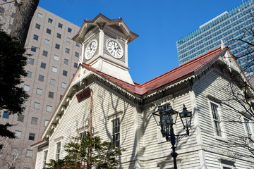 Fototapeta na wymiar 札幌市時計台のイメージ