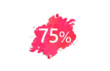 75 Percent Discount Water Color Design